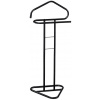 Autronic Nemý sluha, výška 108 cm, kovová konštrukcia, čierny matný lak, nosnosť 4 kg 81119 BK