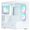 Zalman skříň P30 White V2/ miniT / 3x120mm fan ARGB / USB 3.0 / USB-C / temperované sklo / bílá (P30 White V2)