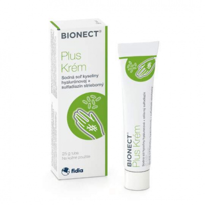 BIONECT Plus 25 g - Bionect krém na rany s obsahom kys.hyalurónovej 30 g