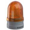 Výstražný maják, řada: EvoSIGNAL Midi EVS, Blikající barva Žlutá LED Montáž na základnu 115 → 230 v AC CE