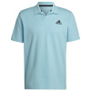 Tricouri polo bărbați Adidas Club House 3-Bar Tennis Polo Shirt - bliss blue - Modrý (M)