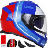 Prilba na motorku LS2 FF800 STORM SLANT modrá červená (Prilba na motorku LS2 FF800 STORM SLANT modrá červená)