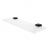 Nimco Kibo Polička, dĺžka 60 cm, matné sklo/čierny mat Ki-14091B-60-90