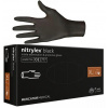 Rukavice nitrilové 100ks- XL -nepudrované - čierne