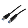 STARTECH 2m 6 ft Certified USB 3.0 A to B cable, STARTECH 2m 6 ft Certified USB 3.0 A to B cable - USB3CAB2M