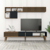 TV skrinka Milan TV - Walnut, Anthracite