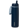 B.box Nerezová termofľaša so slamkou 690 ml Midnight