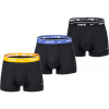Nike EDAY COTTON STRETCH čierna,žltá,biela Pánske boxerky S
