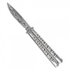 SCK Nůž motýlek SCK Damask silver