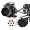 Amio 04381 Spirálový kabel TIR 2x 7 PIN 15 PIN typ N/S 5m 24V -