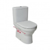 Jika Tigo - WC kombi misa, Vario odpad, biela H8242160002311