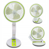 Paradox Skladací ventilátor so stolnou LED lampou FAN / Zelená