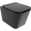 Mexen Teo WC misa Rimless s pomaly padajúcim sedátkom, duroplast, čierna - 30854070