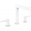 Hansgrohe Finoris - 3-otvorová umývadlová batéria 160 s odtokovou súpravou Push-Open, biela matná 76034700