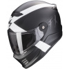 SCORPION integrálna prilba na motocykel COVERT FX GALLUS, čierna matná/biela, M