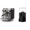 Rocket Espresso Mozzafiato FAST V, black + Eureka Mignon Perfetto, BL black