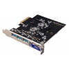 AKASA PCIe karta 2xUSB 3.2 Gen 2 Type-C a 3xType-A AK-PCCU3-09