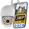 Vnútorná IP kamera, vonkajšia Eurolook IP kamera WiFi Otočná vonkajšia Monitorovanie domu
