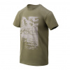 Triko ADVENTURE IS OUT THERE OLIVE GREEN velikost: L