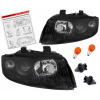 AUDI A4 B6 8E 00-04 SVETLÁ predné reflektory ČIERNE čierna šošovka H7 DEPO