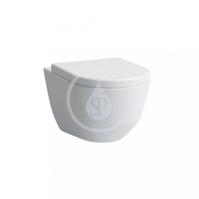 LAUFEN Pro Závesné WC Compact, 490x360 mm, rimless, biela H8209650000001