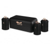 Berlingerhaus BH-6753 Black Rose Collection Chlebovka a dóza na potraviny sada 4 ks