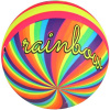 MONDO Míč dětský BioBall RAINBOW FLUO 230 mm