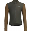 Zimný cyklistický dres Pas Normal Studios Mechanizmus Thermal Long Sleeve Jersey - Dark Olive / Army Brown L