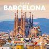 Poznámkový kalendář Barcelona 2026 - nástěnný kalendář