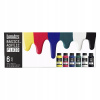 Akrylové farby Liquitex Basics Acrylic Fluid sada 6 x 118 ml