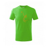 Volejbal zlatá - Tričko detské bavlnené - 104-110cm / 3-4 roky ( Apple Green )