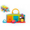 Teddies BABY Monster garáž s autíčkami 3ks