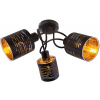 Globo Lighting Tunno stropné svietidlo 3x15 W čierna-zlatá 15342-3D