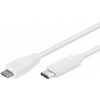 PremiumCord ku31cb06w USB-C/male - USB 2.0 Micro-B/Male, 0,6m, bílý