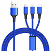 PremiumCord ku31pow01 3 in 1 USB, 3 konektory USB Type-C + micro USB + Lightning pro Apple, 1,2m (ku31pow01)