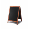 Jansen Display Drevené áčko s kriedovou tabuľou 55 x 85 cm, svetlo hnedá