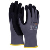 Rukavice pletené, polomáčané DONAU SAFETY Flex, kat. II šedé veľ. 8