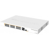ROZBALENÉ - POUŽITÉ - ROZBALENÉ - POŠKODENÝ OBAL - MikroTik Cloud Router Switch CRS328-24P-4S + RM, 800MHz CPU, 512MB, 24xG...