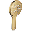 GROHE Rainshower SmartActive ručná sprcha 3jet EcoJoy, priemer 130 mm, kartáčovaný Cool Sunrise, 26574GN0