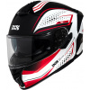 Integrálna helma iXS iXS 422 FG 2.2 X15058 matne bielo-červený S