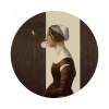 WALLCOLORS Dots Handmaid with Bubble Gum - tapeta POVRCH: Prowall Canvas
