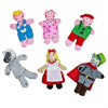 Bigjigs Toys prstové maňušky Červená čiapočka