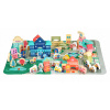 Eco Toys kostky MĚSTEČKO 121 ks + podložka