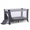 KINDERKRAFT SELECT Postieľka cestovná Leody Grey, Premium