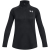 Under Armour Tech™ Graphic ½ Zip Girls Black/Silver 9 -10 Years (M)