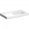 Geberit Xeno 2 - Umývadlo 900x480 mm, bez otvoru na batériu, bez prepadu, s odkladacou plochou vľavo, s KeraTect, biela 500.536.01.1