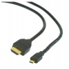 Gembird kábel HDMI (M) na micro HDMI (M), 3m, čierny (CC-HDMID-10)
