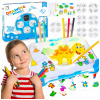 Kresliaca tabuľa podsvietená LED tabletom Grafický pre deti