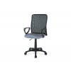 Autronic KA-B047 GREY - Kancelárska stolička, látka MESH šedá / čierna, plyn.píst