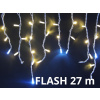 VIXEN Premium Vianocny zaves - 27m, teplá biela - FLASH efekt, profi vianocne osvetlenie